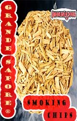 Grande Sapore wood chips are “crushed” not diced which produces their irregular shapes.&nbsp; 